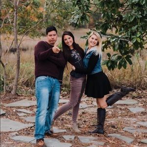 Purple Distressed Super X Stretch Jeans